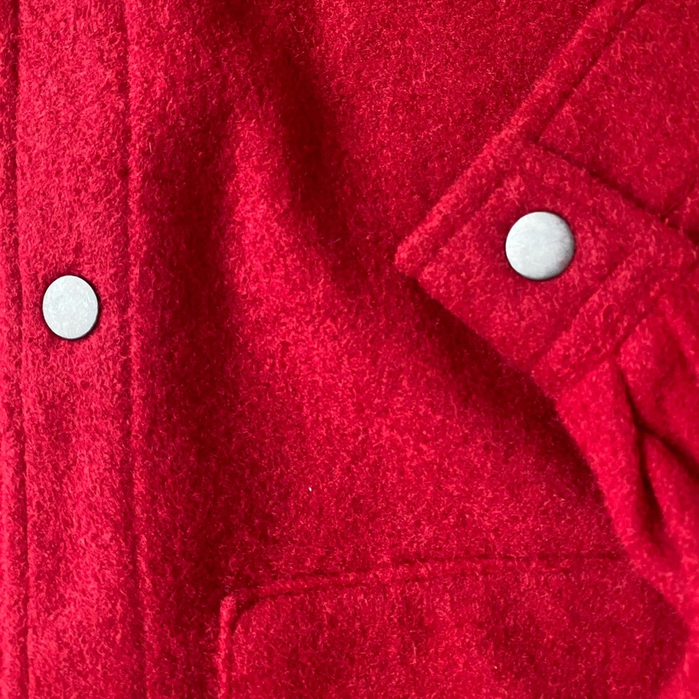Red Button-Up Jacket - Picture 3 of 3